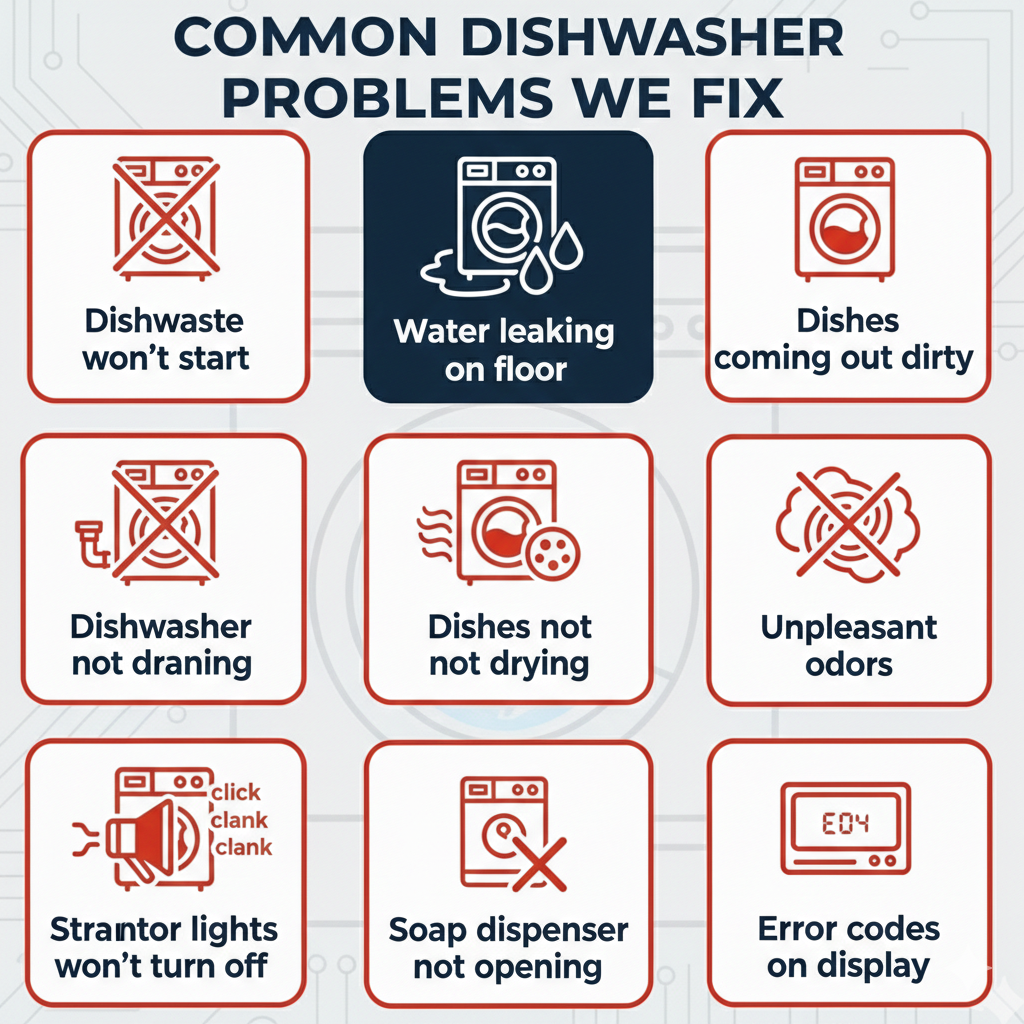 Dishwasher Repair Common Issues