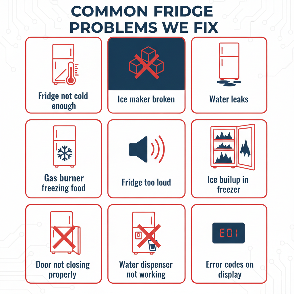 Fridge Repair Common Issues